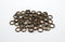 50 pieces, 8mm bronze jump rings, open jump rings, bronze connector, bulk bronze jump rings, bulk jump rings